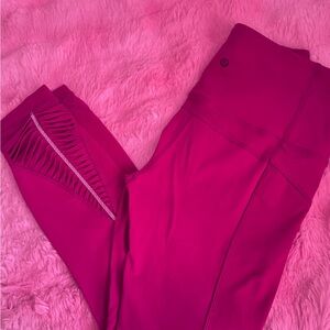 Lululemon Women's Pink High-Waisted Leggings